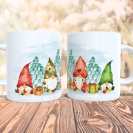 Caneca Gnomos de Natal