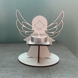Anjo de Natal para vela