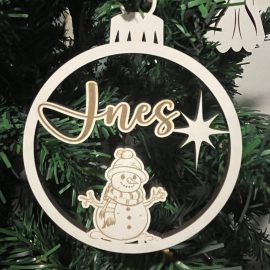 Bola Natal “Boneco de Neve”